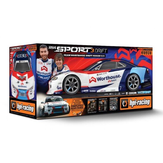 HPI120097-RS4 Sport 3 Drift Worthouse James Deane Nissan S15 RTR