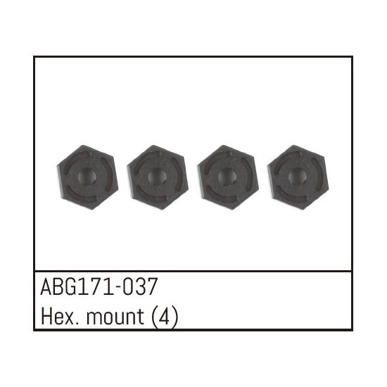 Hex Wheel Hubs (4)