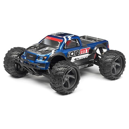 MONSTER TRUCK PAINTED BODY BLUE WITH DECALS ION MT, 2 image