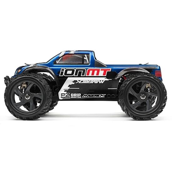 MONSTER TRUCK PAINTED BODY BLUE WITH DECALS ION MT, 3 image
