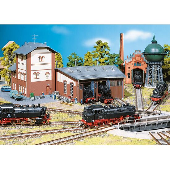 Remise à locomotives circulaires 3-permanent