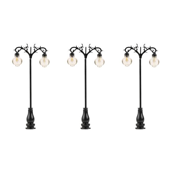 Lanterne à LED Suspensions blanc chaud 3 pièces