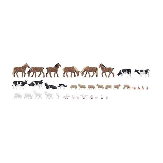 36 Tiere auf dem Bauernhof