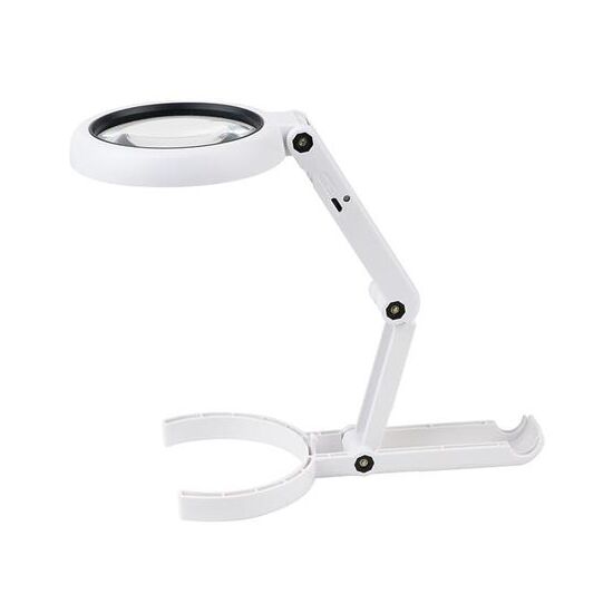 LED-Handlupenleuchte mit Standfuss