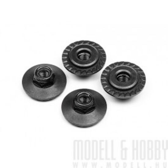 FLANGED LOCK NUT M5X8MM (4PCS)