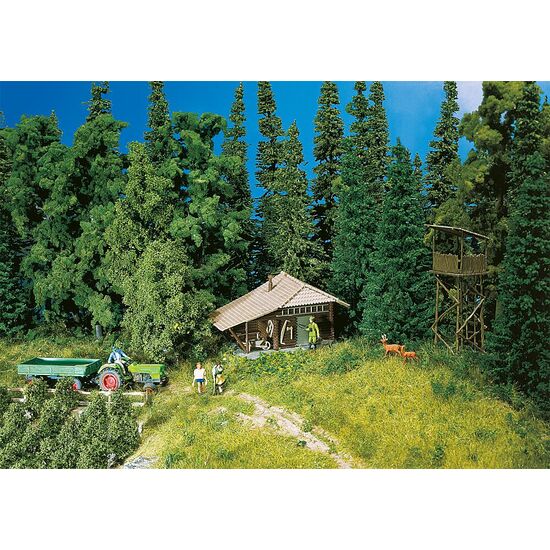 Maison en rondins de bois