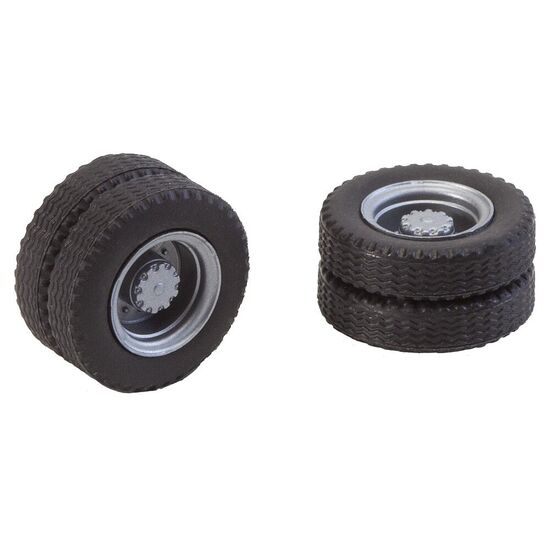 2 roues complètes (pneus jumelés) Pneus et jantes camion