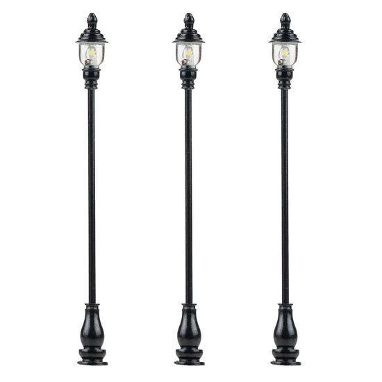 Lanterne de parking LED blanc chaud 3 pièces