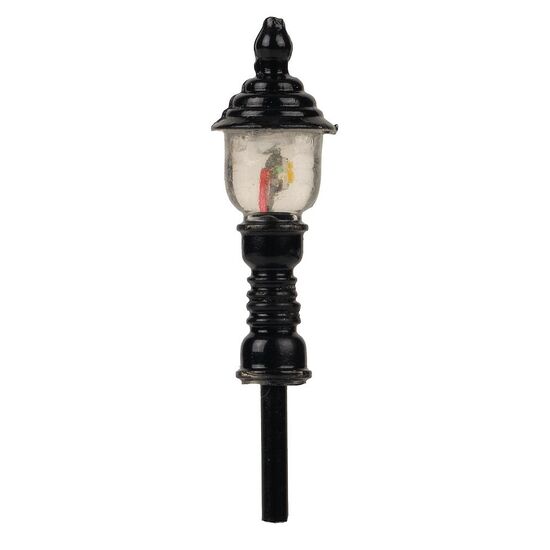 Luminaire de rue LED historique blanc chaud 3 pièces