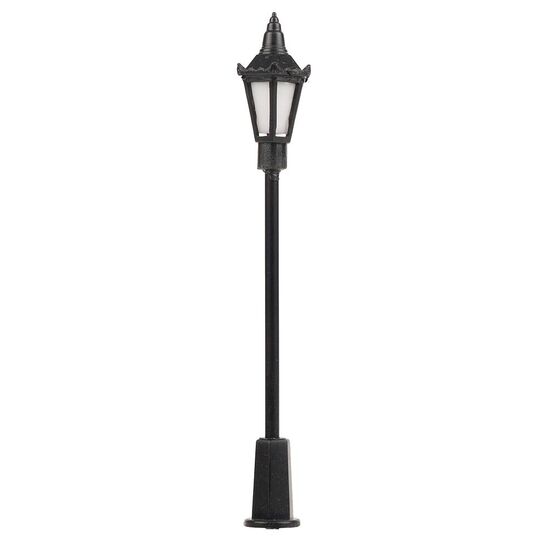 Lanterne de parking LED hexagonale avec couronne blanc chaud