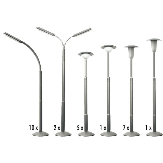 Set de lampadaires