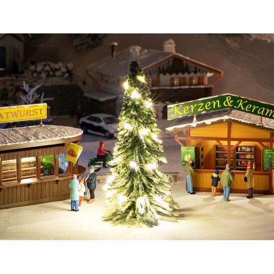 Arbre de Noël avec éclairage