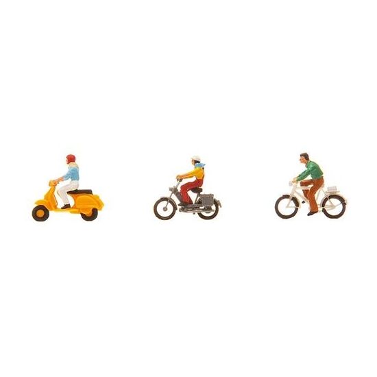 Fahrrad- und Mopedfahrer