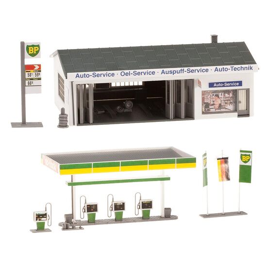 Station-service avec bâtiment de service, 2 image