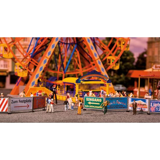 Kirmes-Absperrzäune und -Schilder  720 mm