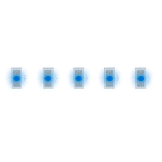 5 LED SMD bleues, 2 image