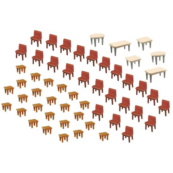 7 tables et 48 chaises