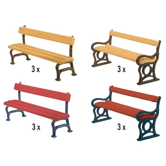 12 bancs de parc
