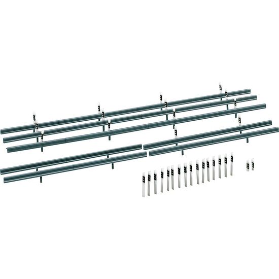 Leitplanken  32 Begrenzungspfähle  1600 mm