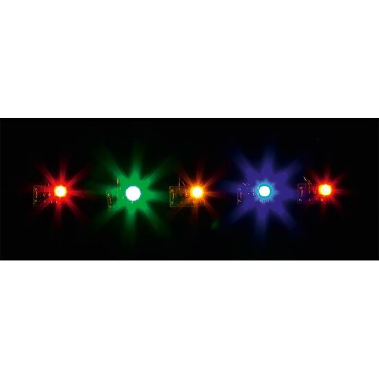 5 LEDs  bunt gemischt
