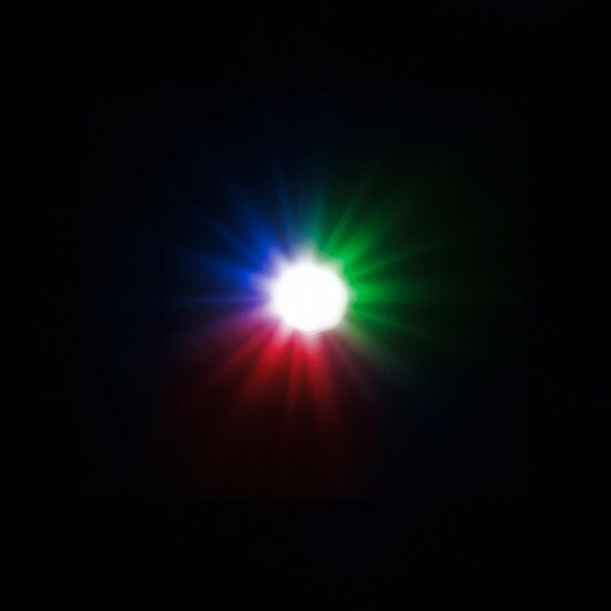 5 selbstblinkende LED  RGB (Farbwechsel)