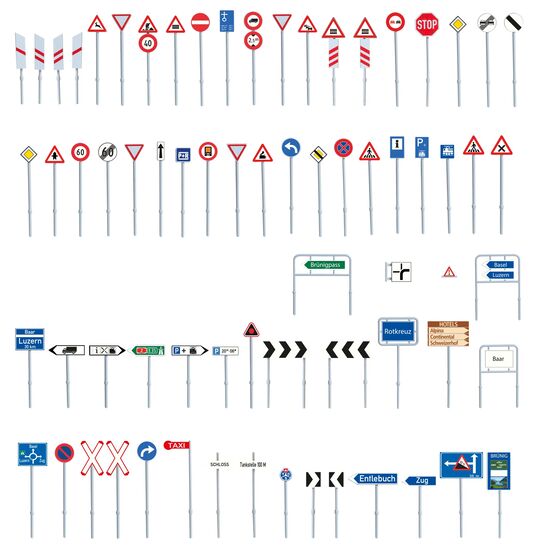 Panneaux de signalisation suisses - Set IV, 2 image