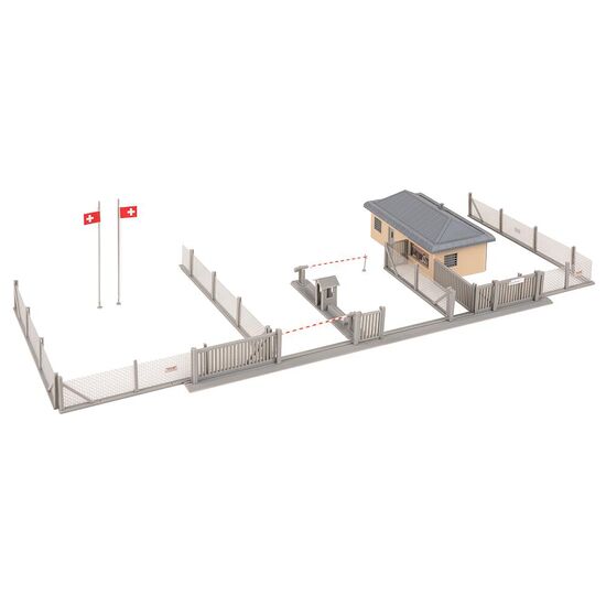 Bâtiment de garde avec barrière, 2 image