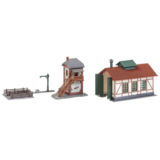 Set de remise à locomotives pour lignes secondaires avec block, 2 image
