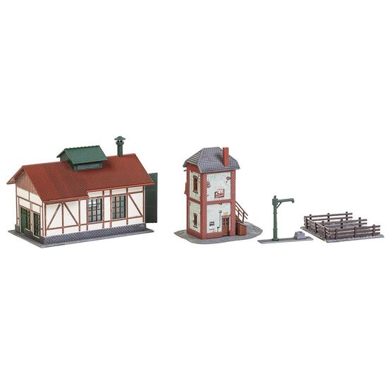 Set de remise à locomotives pour lignes secondaires avec block, 3 image