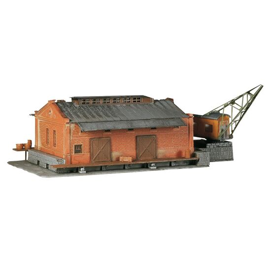 Halle de marchandises avec grue de chargement, 3 image