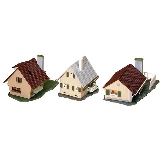 3 maisons individuelles, 3 image