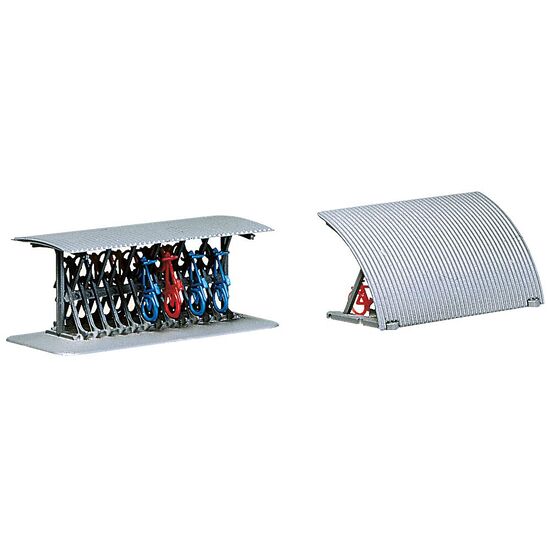 2 supports pour vélos avec vélos, 3 image