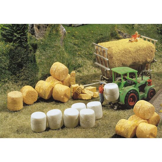 Balle d'ensilage et de paille