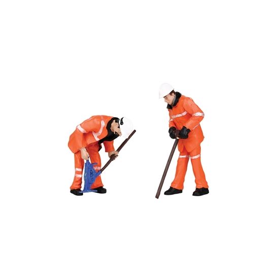 Figurine G-Scale ouvrier de la voie