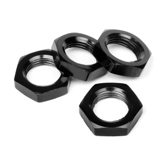 17mm wheel nut (black/4pcs)