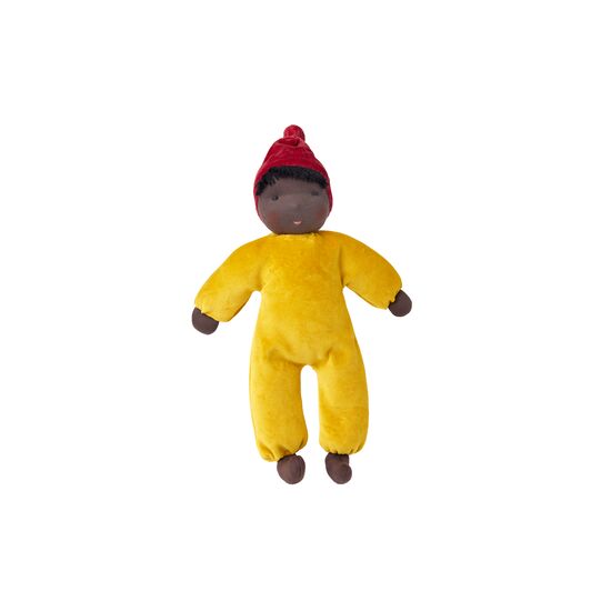 Waldorfpuppe NANA safran