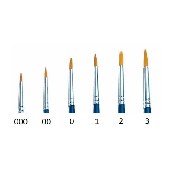 Pinsel Grösse 1 - Synthetisch Flach