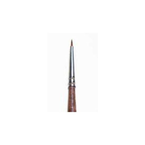 Pinsel 0/5 - Synthetisch mit brauner Spitze