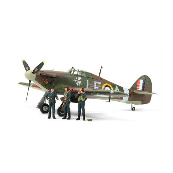 Hawker Hurricane Mk I mit 3 Figuren