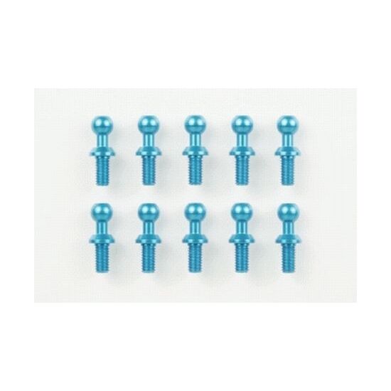 4mm ALU Ball Connector blau (10)