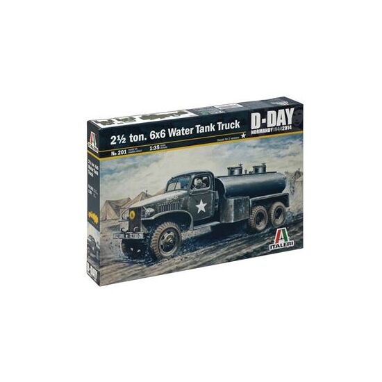 2 1/2 Ton, 6x6 Water Tank Truck