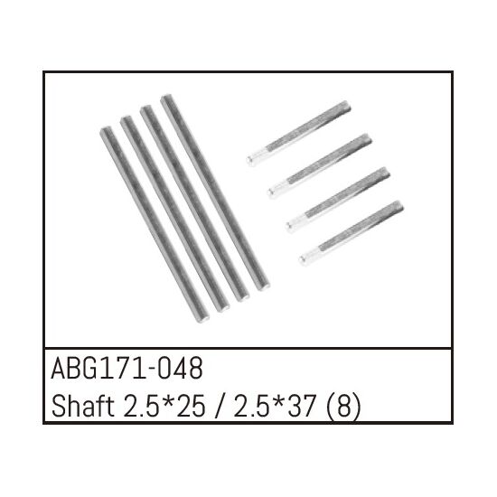 Shaft Set - 2.5*25 (4) /2.5*37 (4)