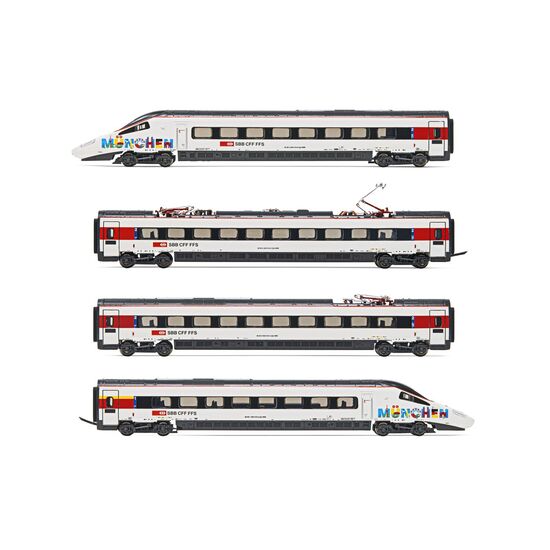 CFF Coffret de 4 voitures RABe 503 018 Astoro München-ZH Ep. VI DC, 2 image
