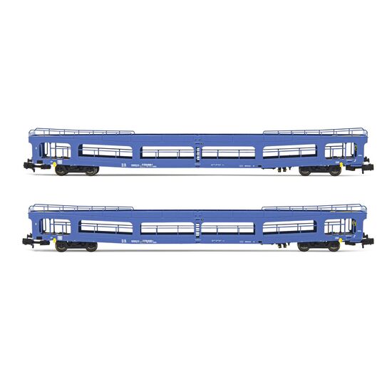 DR 2 Wagon de chargement de voitures DDm 916 bleu EpIV, 2 image