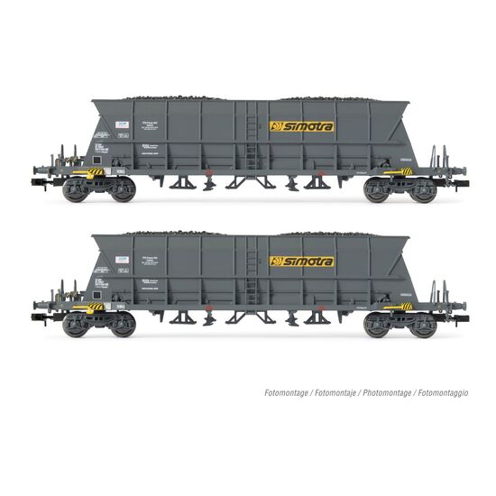 SNCF 2 Wagons à déchargement automatique 4 essieux SIMOTRA Ep.IV, 2 image