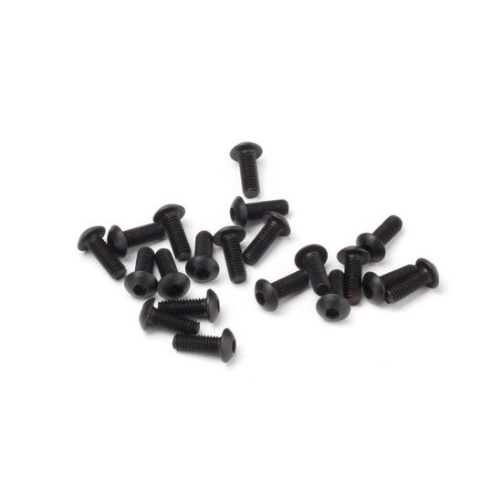 RACE SPEC BUTTON HEAD SCREW M3x8mm (20pcs) - Clearance Sale