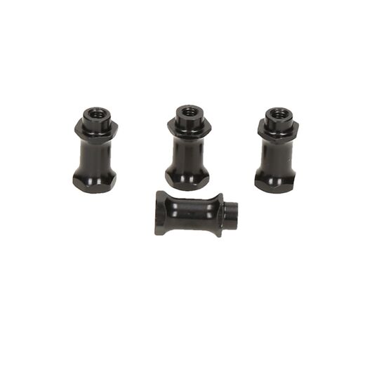 D216 - CHASSIS BRACE POST (BLACK/4pcs)
