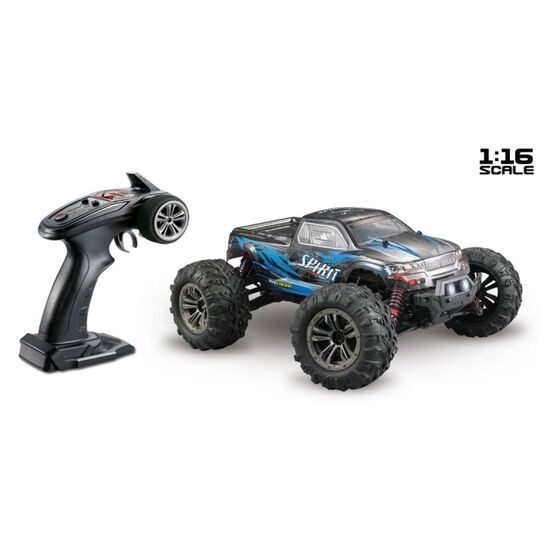 AB16002-Scale 1:16 4WD High Speed Monster Truck SPIRIT 2,4GHz Black/Blue