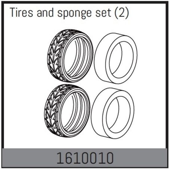 Tires and sponge set (2)
