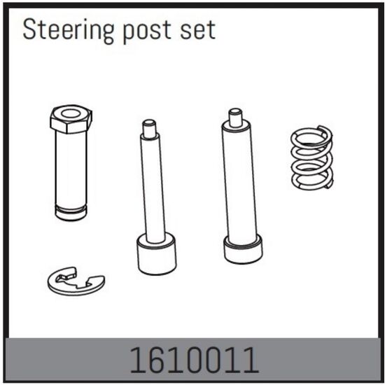 Steering post set